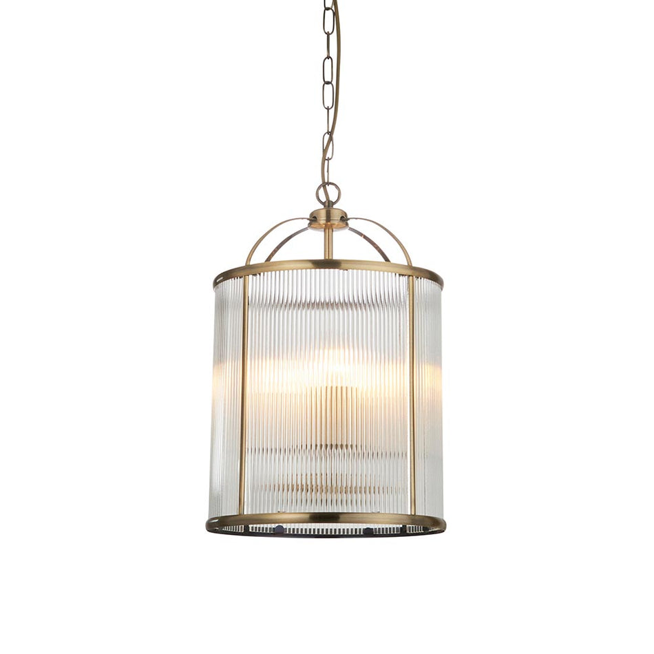 District Ridgeoned 4lt Pendant Light