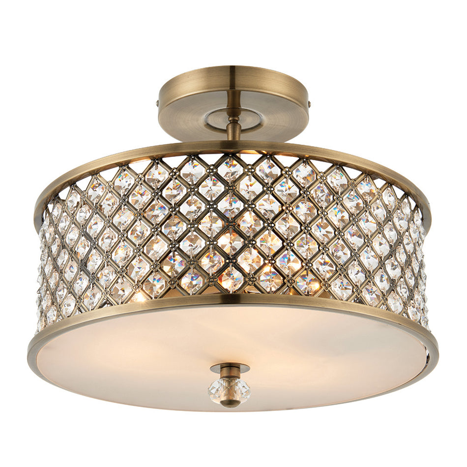 River 3lt Semi Flush Light