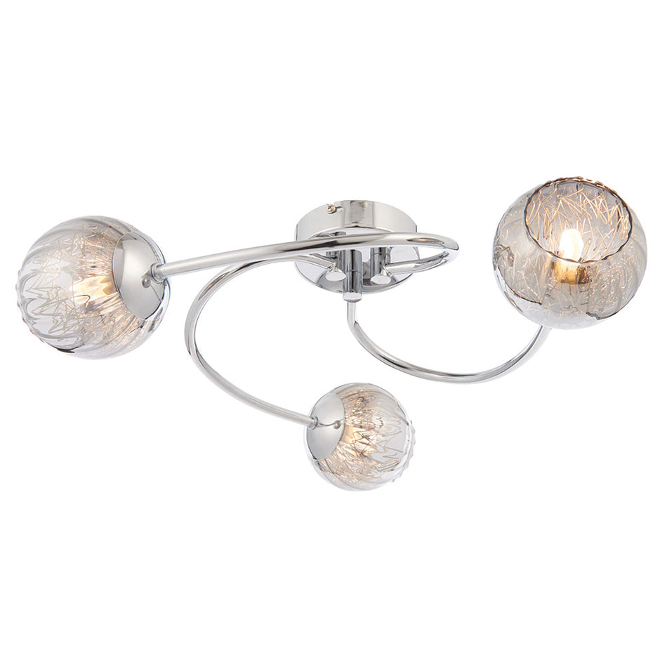 Earth 3lt Semi Flush Light