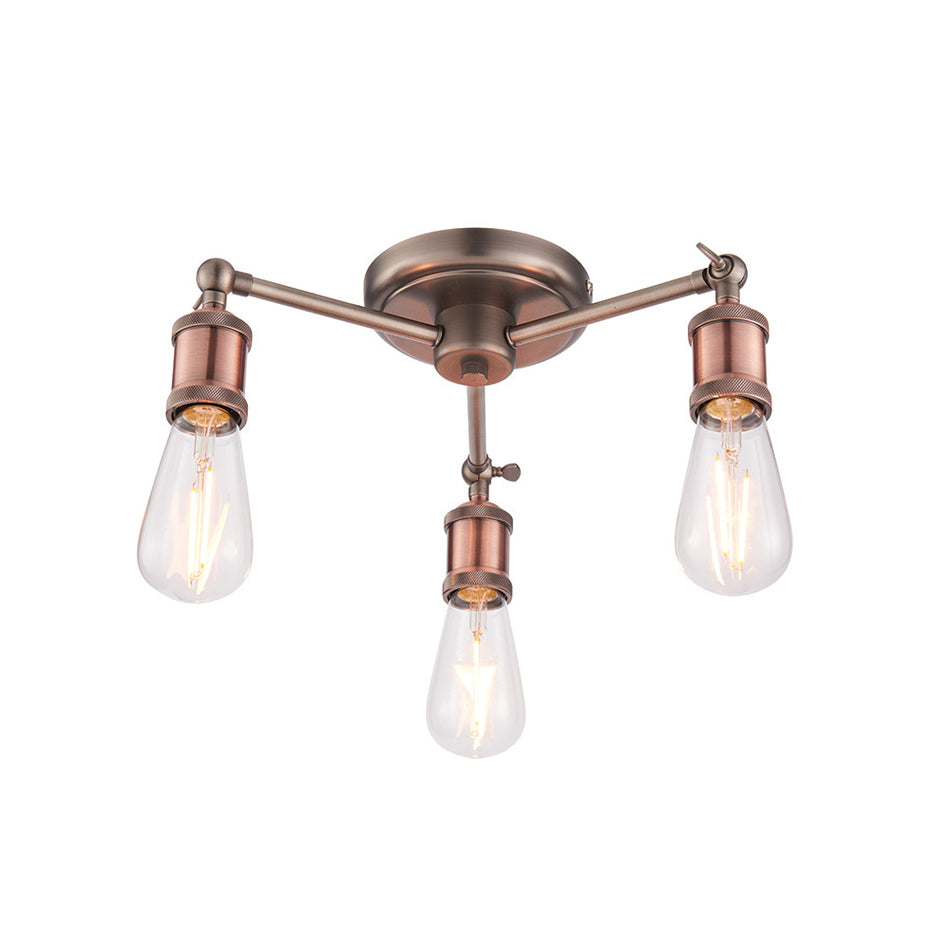 Henry 3lt Semi Flush Light