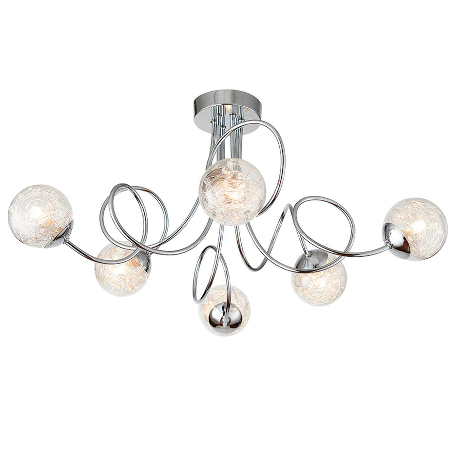 Auria 6lt Semi Flush Light