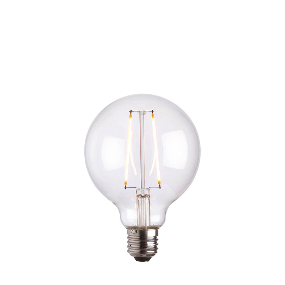 Bulb LED Filament Globe 95mm Dia Light