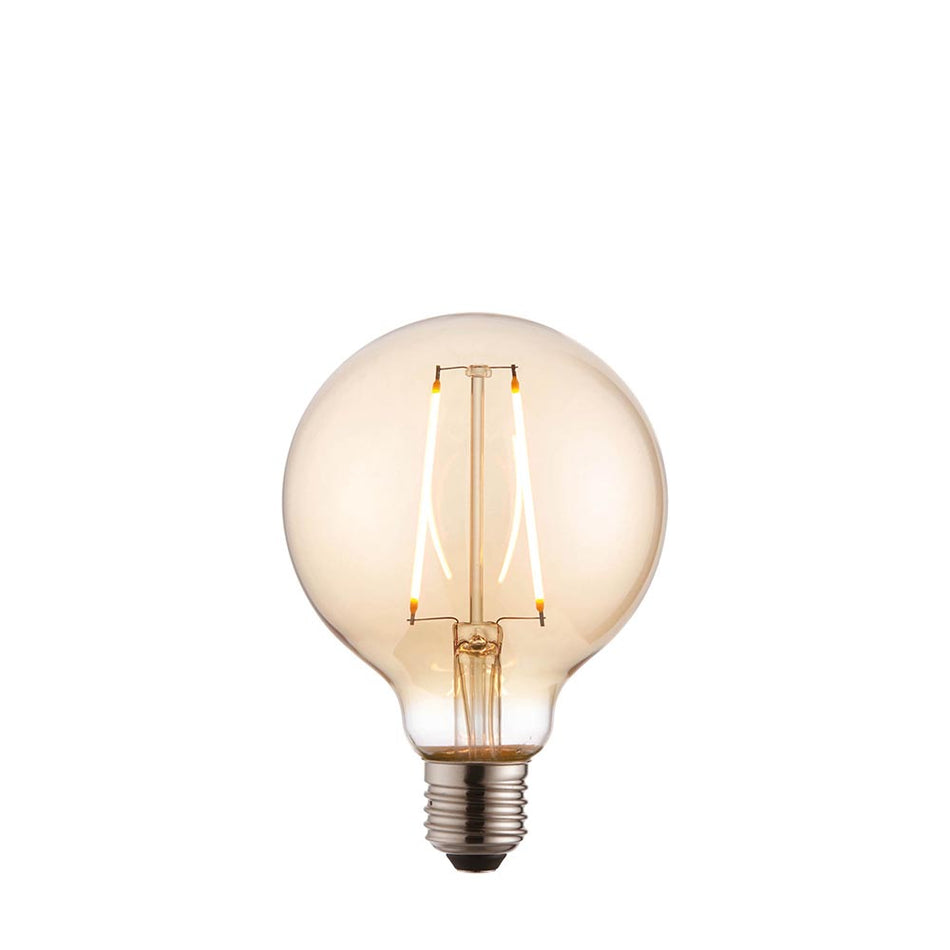 Bulb LED Filament Globe 95mm Dia Light