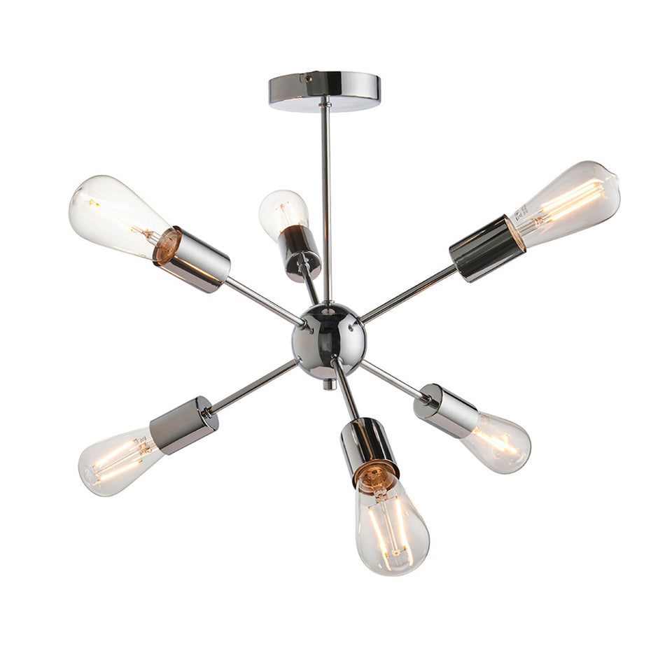 Painter 6lt Semi Flush Light