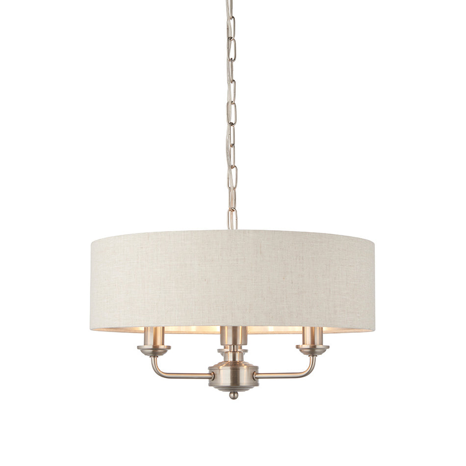 Highclere 3lt Pendant Light