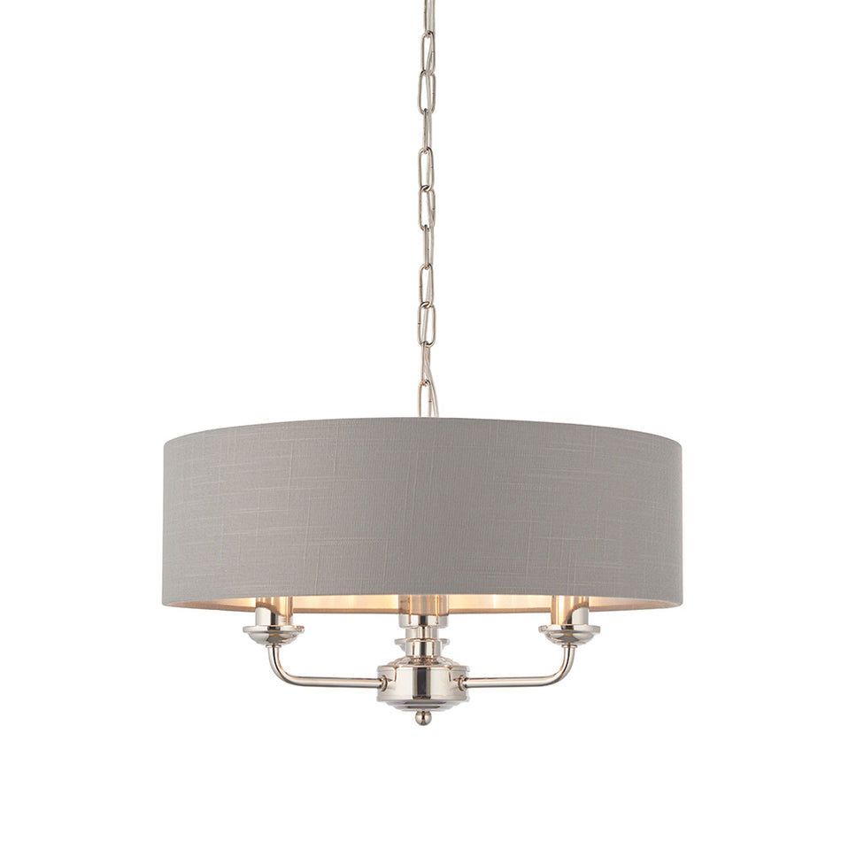 Highclere 3lt Pendant Light