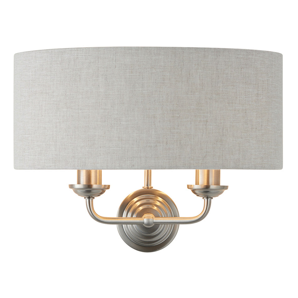 Highclere 2lt Wall Light