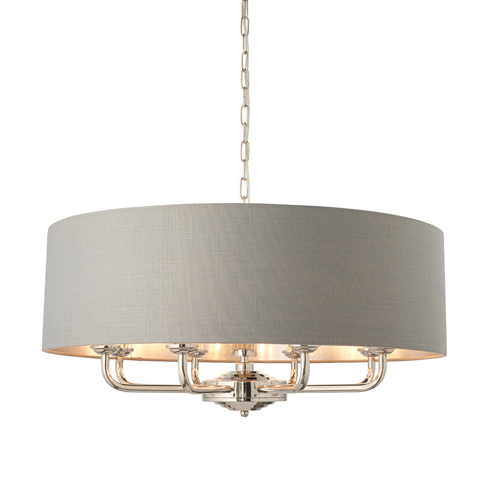 Highclere 8lt Pendant Light