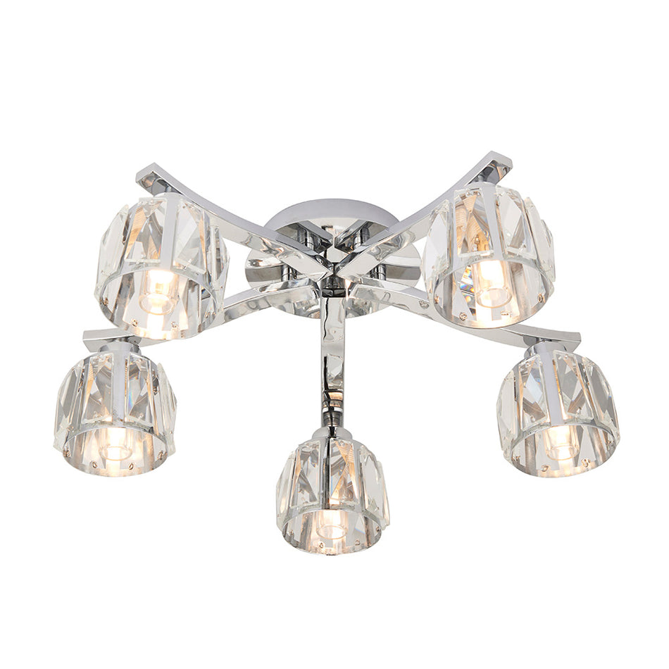 River 5lt Semi Flush Light