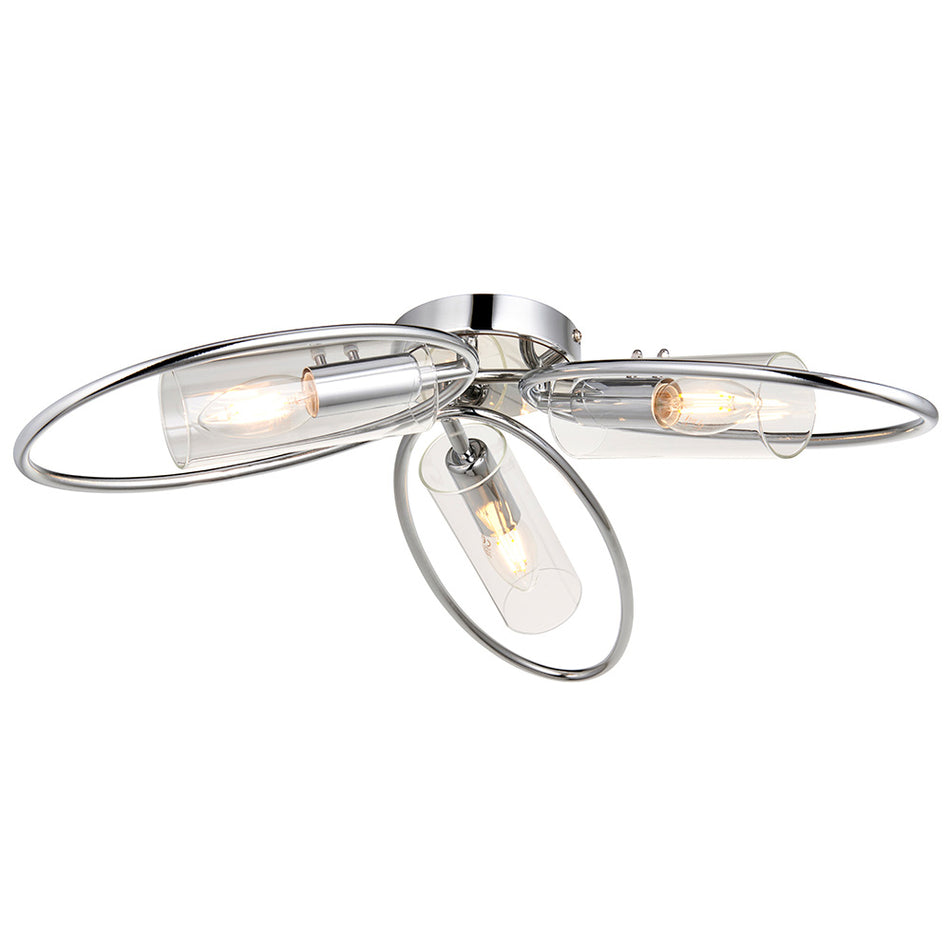 Eternal 3lt Semi Flush Light