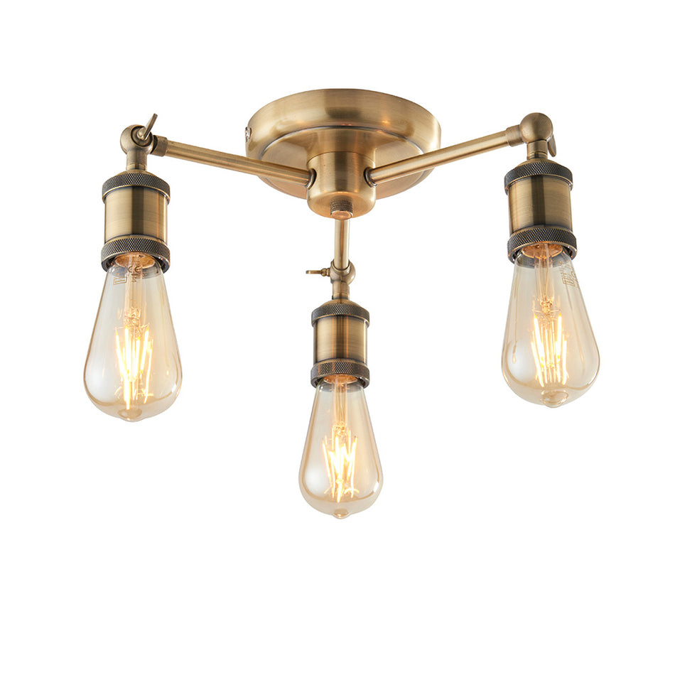 Henry 3lt Semi Flush Light