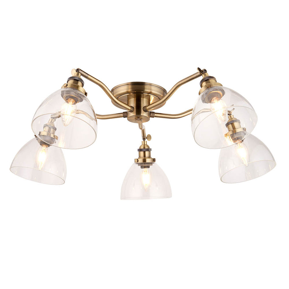 Son of Hans 5lt Semi Flush Light