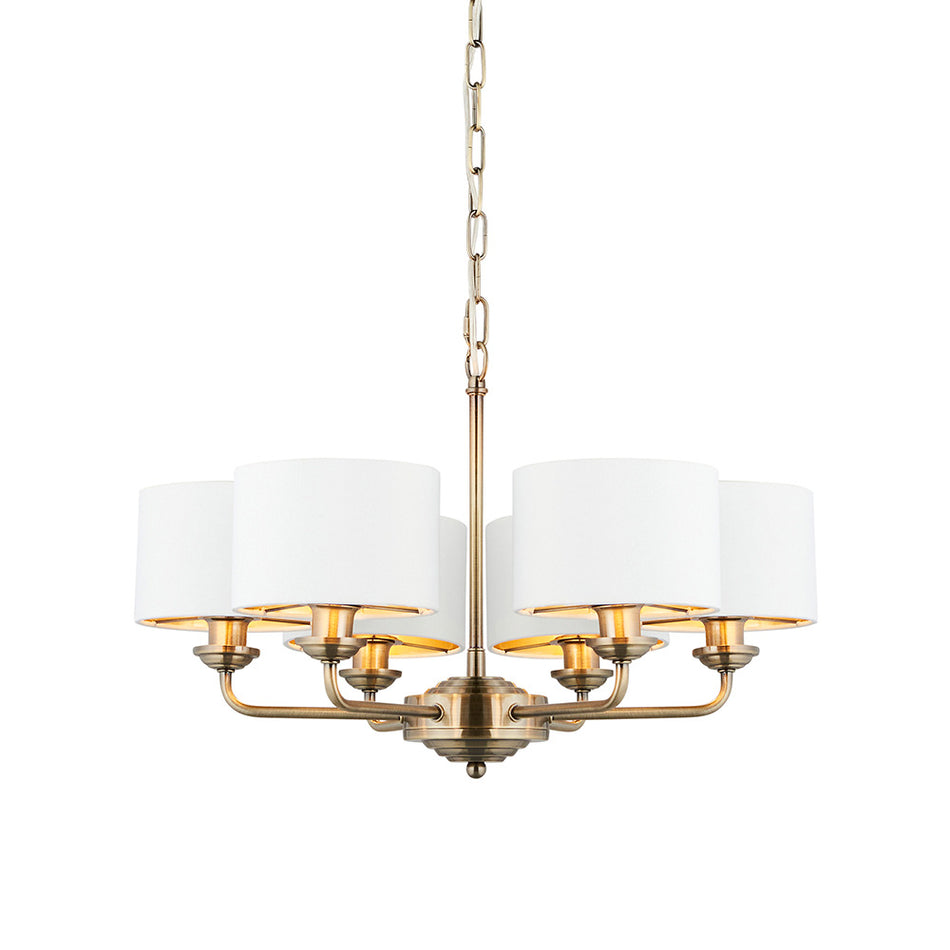 Highclere 6lt Pendant Light