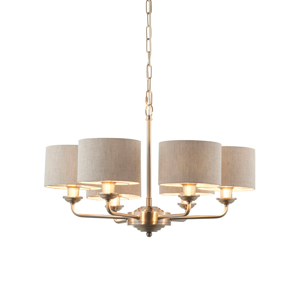 Highclere 6lt Pendant Light